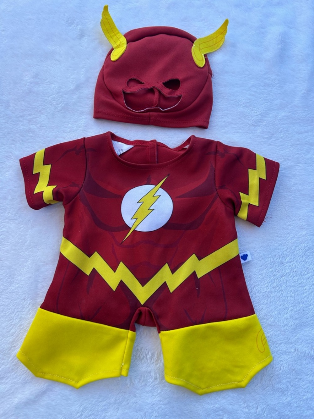 Build-A-Bear The Flash Superhero Costume with Horned Mask